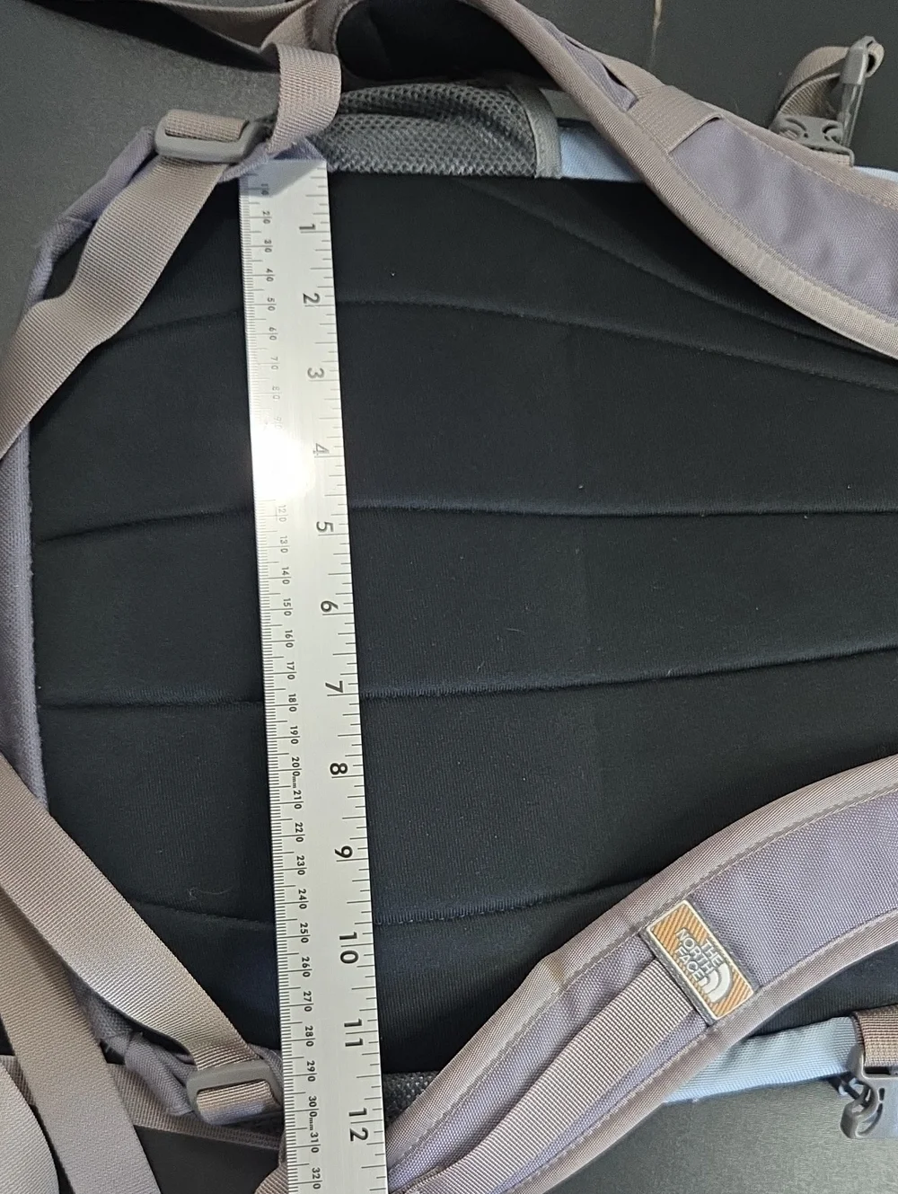 The North Face Isabella Light Blue and Gray Backpack